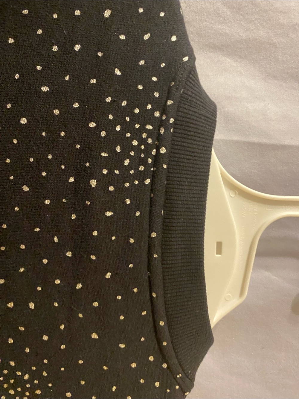 all in motion Black Crewneck Sweater with Silver Dot Accents - Picture 6 of 7